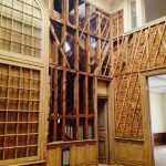 Tabique interior en restauración. © Claudio Vergara, 2019