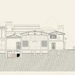 Corte. Proyecto de Restauración Palacio Vergara. © Jaime Migone Arquitectos, 2020