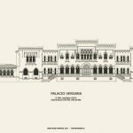 Elevación nororiente. Palacio Vergara. © patrimonioilustrado