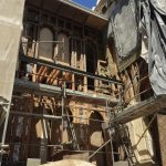 Fachada en restauración. © Claudio Vergara, 2019