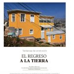 Fachada de vivienda reparada en portada de periódico local. © El Mercurio